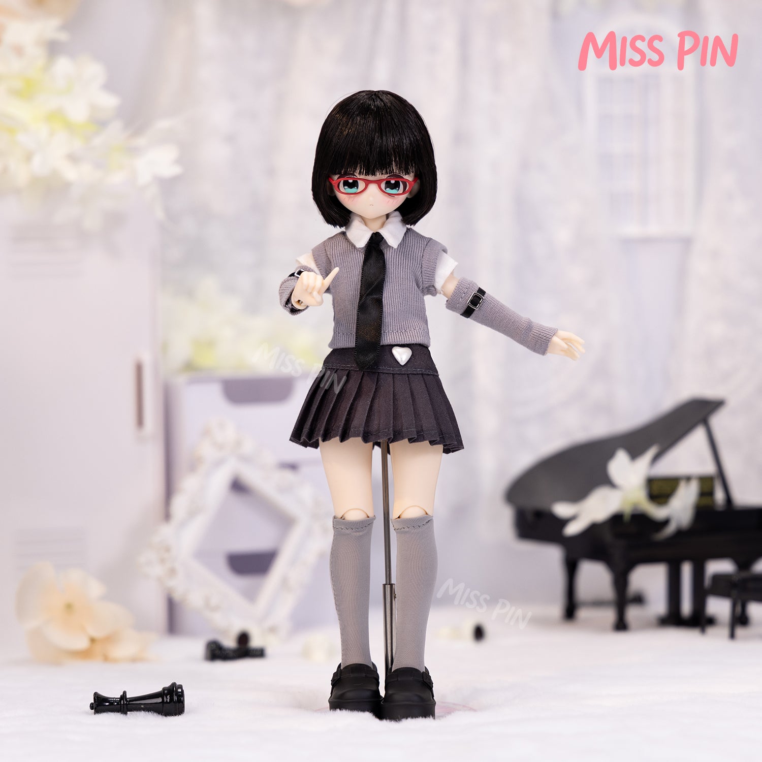 BJD Blind Box Don’t Touch My Straight Bangs Special 1/6 Action Figure Birthday Gifts for Girls -Perfect New Year Gift, Unique HolidayHome & Office Decorations