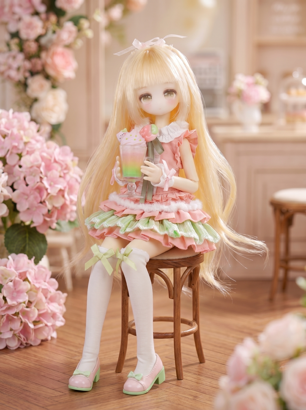 Weiyuji Four Seasons Tea Story Series 1/6 Scale BJD Blind Box Action Figure Birthday Gifts for Girls -Perfect New Year Gift, Unique HolidayHome & Office Decorations,summervibes