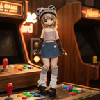 BJD Blind Box Don’t Touch My Straight Bangs Special 1/6 Action Figure Birthday Gifts for Girls -Perfect New Year Gift, Unique HolidayHome & Office Decorations