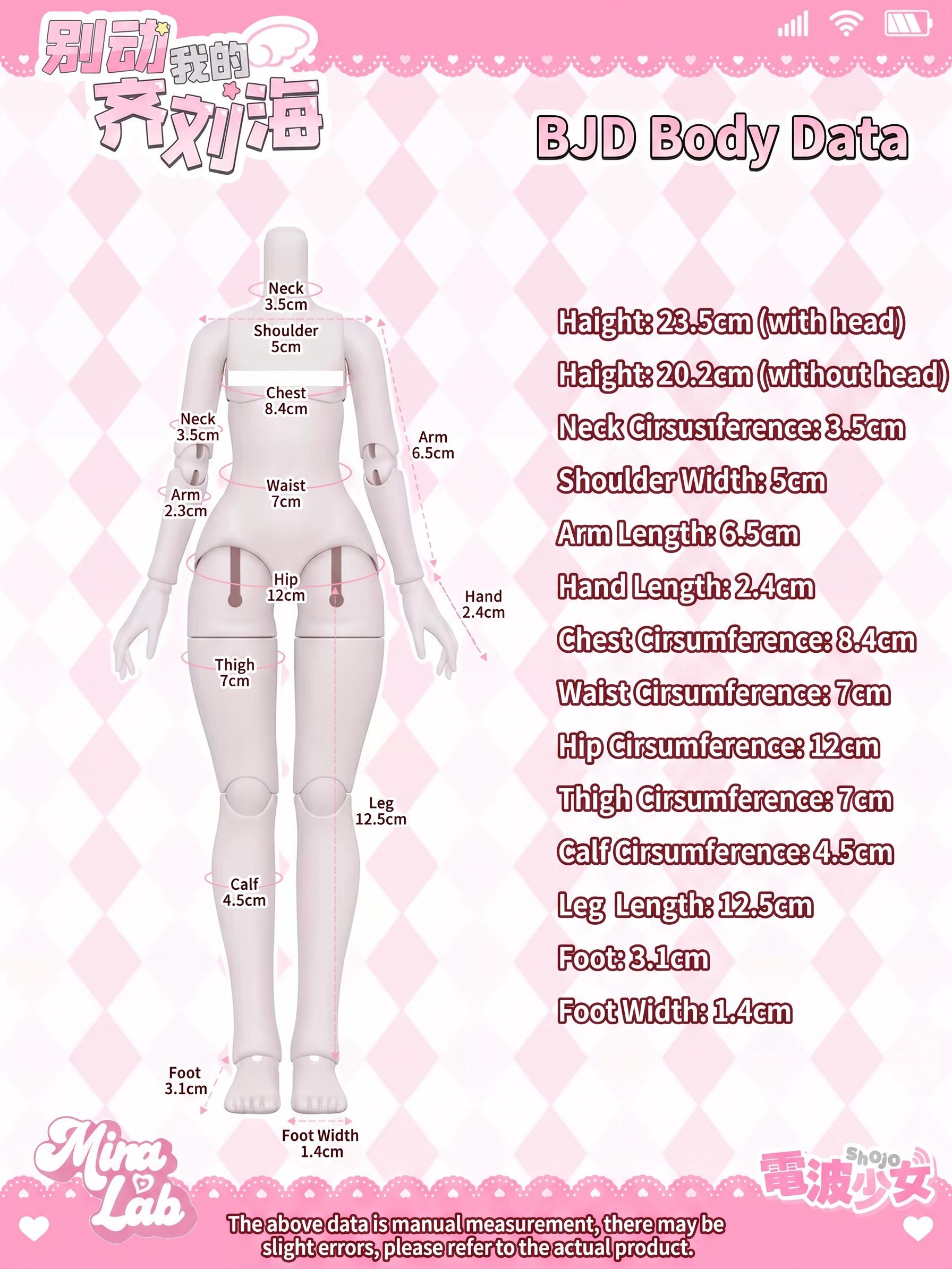 BJD Blind Box Don’t Touch My Straight Bangs Special 1/6 Action Figure Birthday Gifts for Girls -Perfect New Year Gift, Unique HolidayHome & Office Decorations