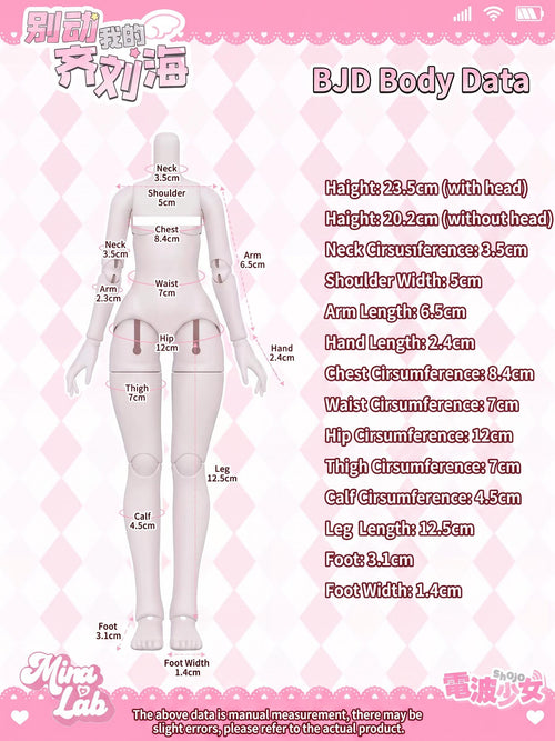BJD Blind Box Don’t Touch My Straight Bangs Special 1/6 Action Figure Birthday Gifts for Girls -Perfect New Year Gift, Unique HolidayHome & Office Decorations