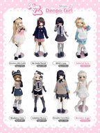 BJD Blind Box Don’t Touch My Straight Bangs Special 1/6 Action Figure Birthday Gifts for Girls -Perfect New Year Gift, Unique HolidayHome & Office Decorations