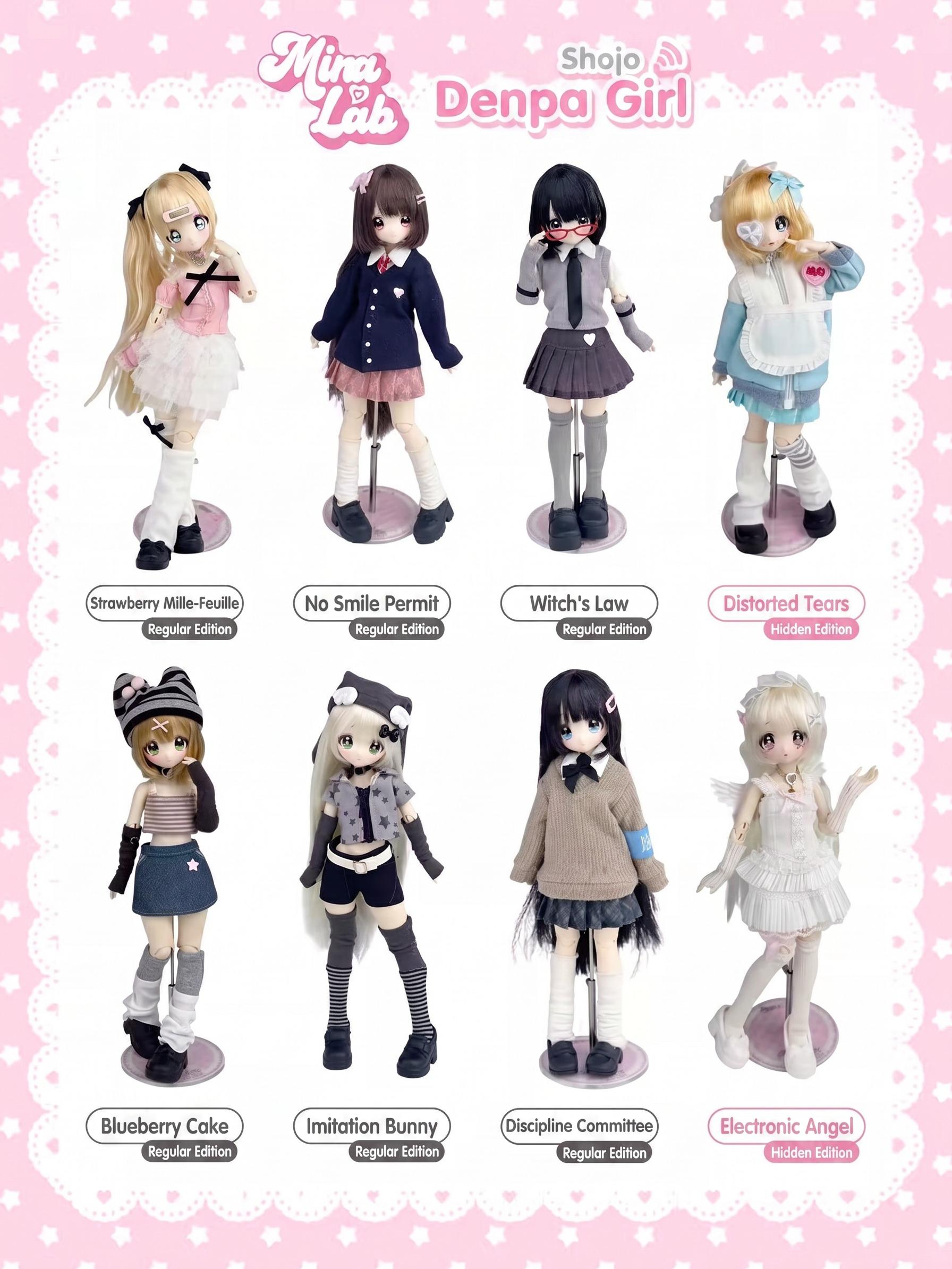 BJD Blind Box Don’t Touch My Straight Bangs Special 1/6 Action Figure Birthday Gifts for Girls -Perfect New Year Gift, Unique HolidayHome & Office Decorations