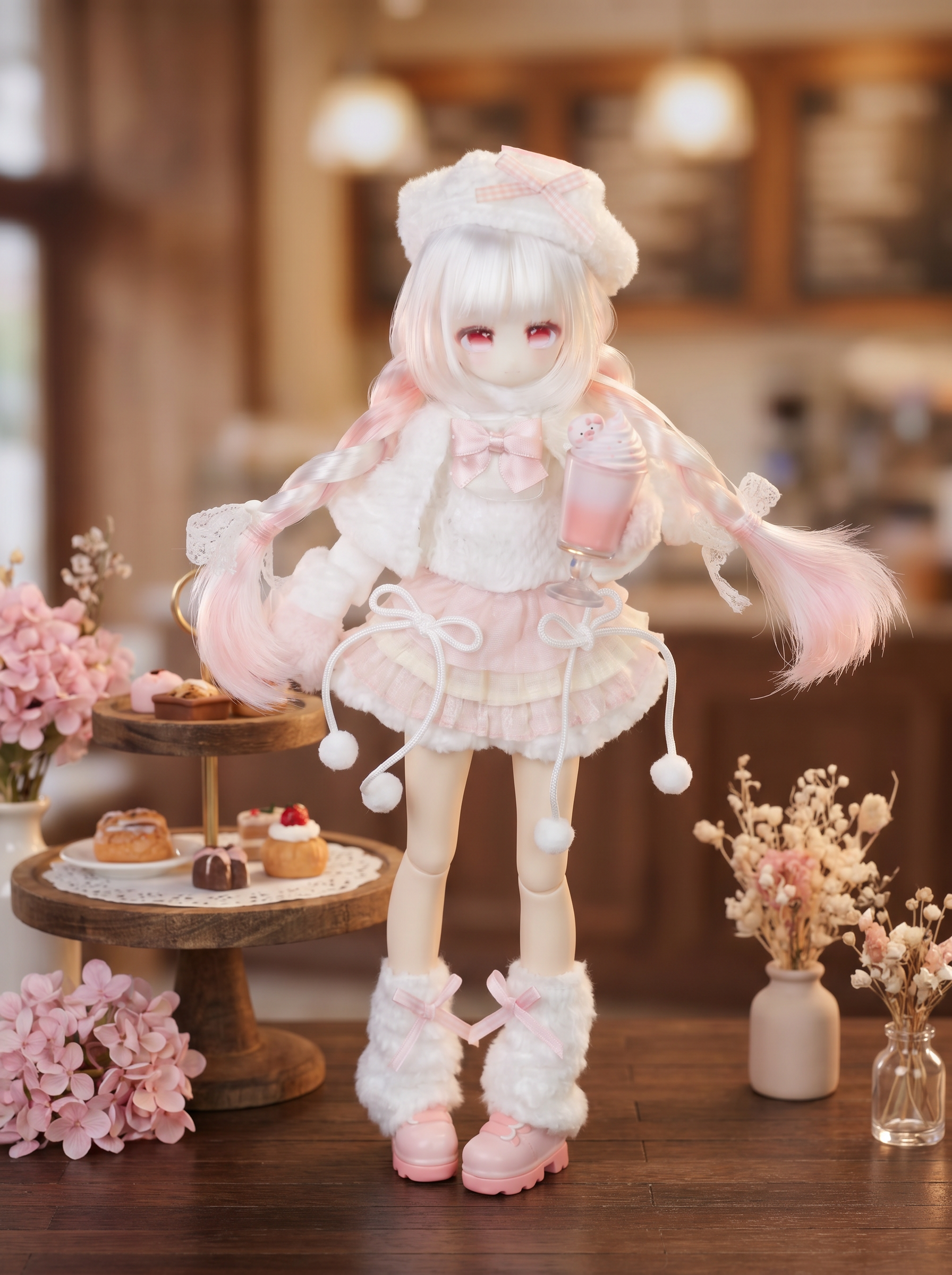Weiyuji Four Seasons Tea Story Series 1/6 Scale BJD Blind Box Action Figure Birthday Gifts for Girls -Perfect New Year Gift, Unique HolidayHome & Office Decorations,summervibes
