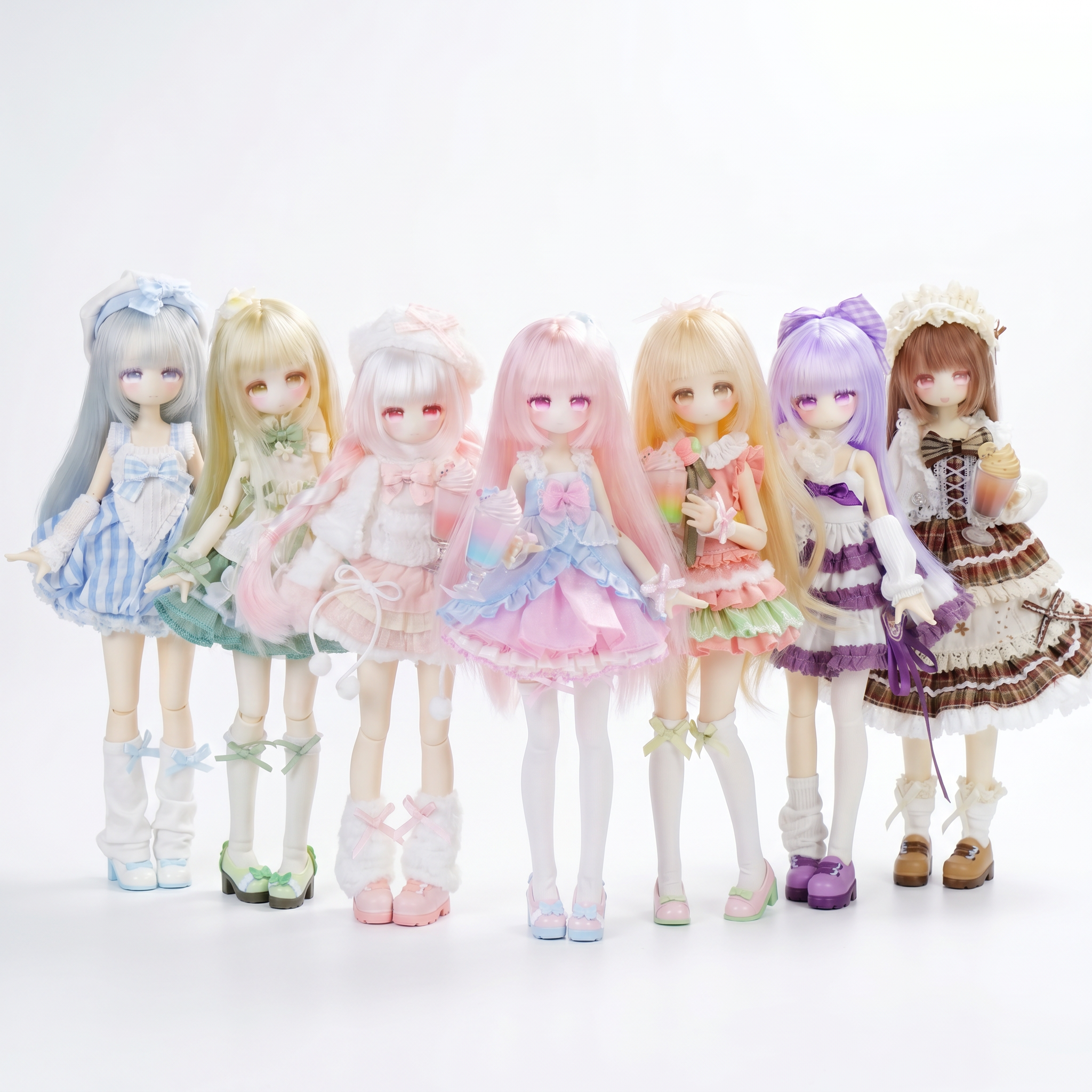 Weiyuji Four Seasons Tea Story Series 1/6 Scale BJD Blind Box Action Figure Birthday Gifts for Girls -Perfect New Year Gift, Unique HolidayHome & Office Decorations,summervibes