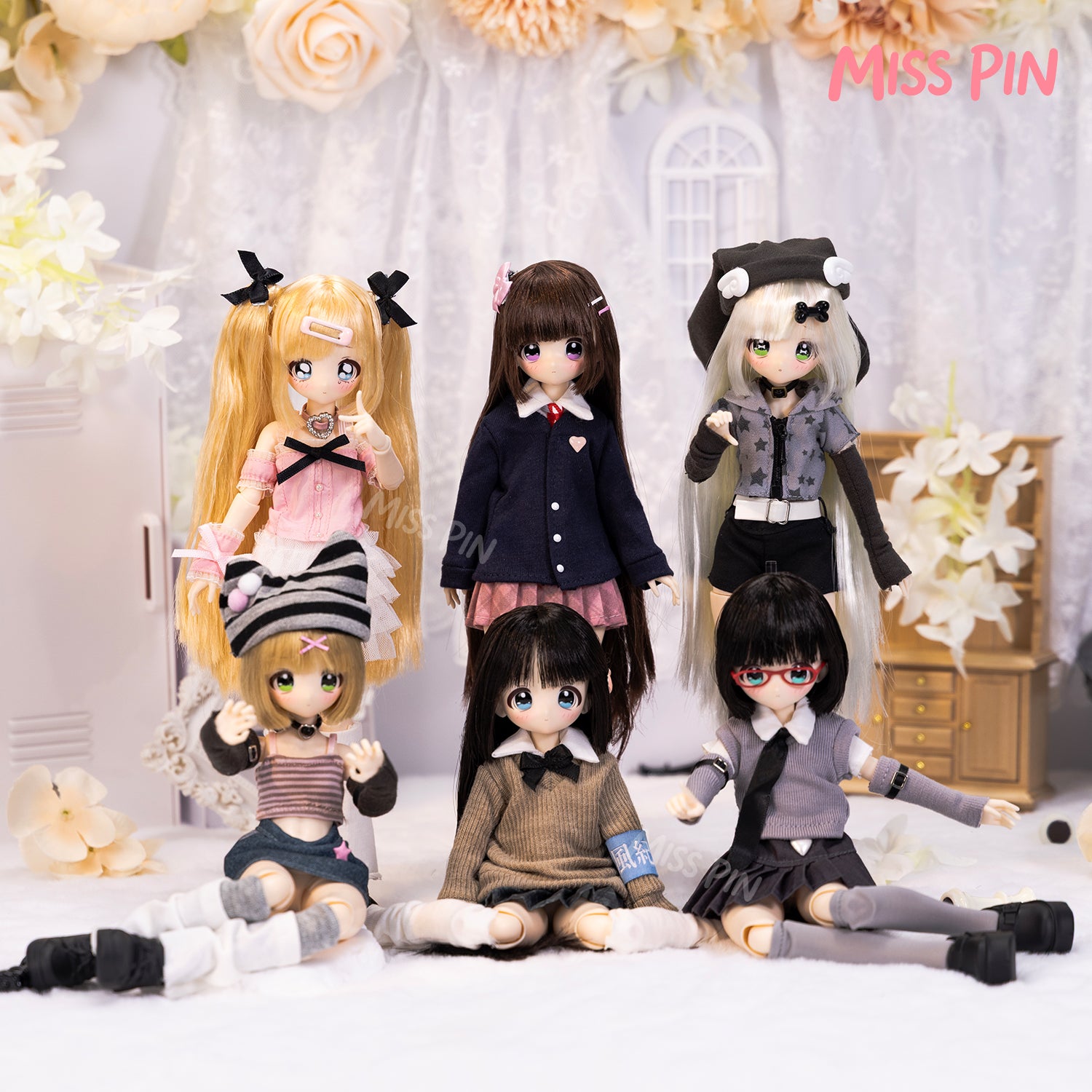 BJD Blind Box Don’t Touch My Straight Bangs Special 1/6 Action Figure Birthday Gifts for Girls -Perfect New Year Gift, Unique HolidayHome & Office Decorations