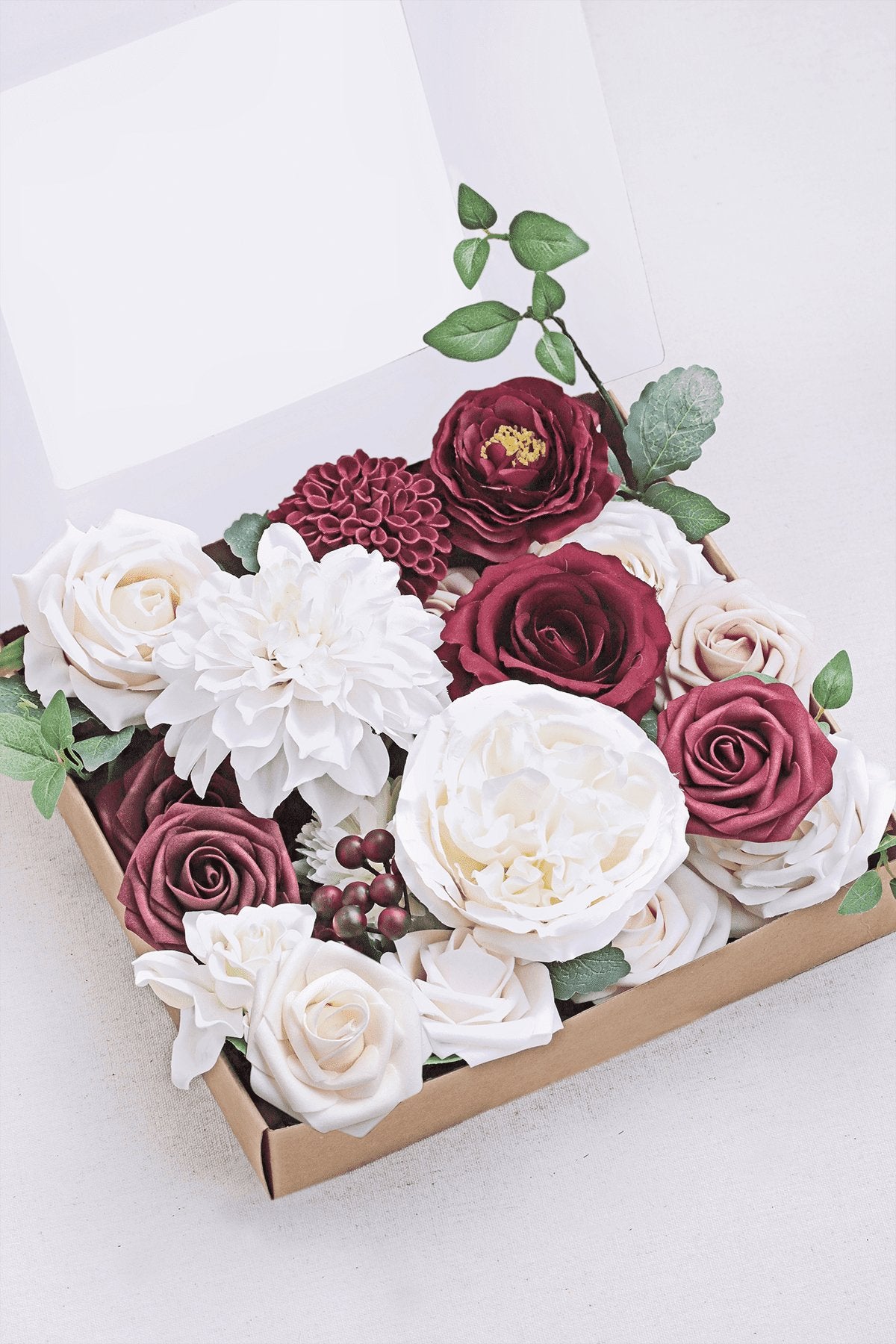 DIY Designer Flower Boxes in Romantic Marsala - A